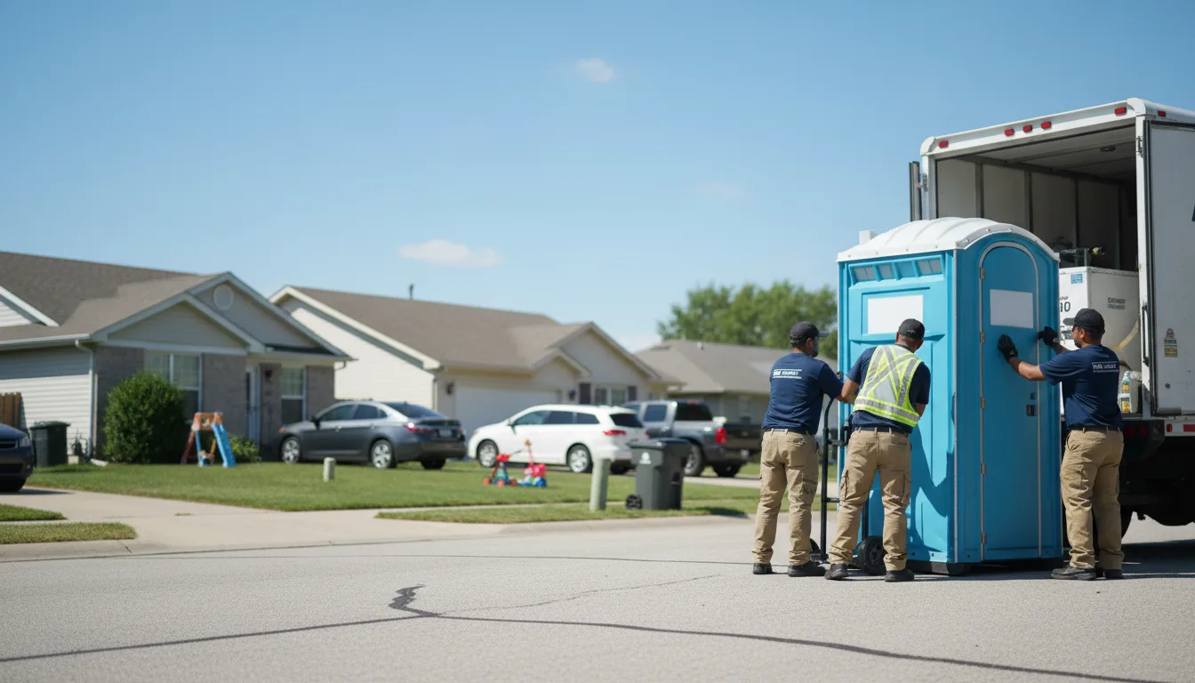 Standard Porta Potty Rentals in Lawrence, KS near me